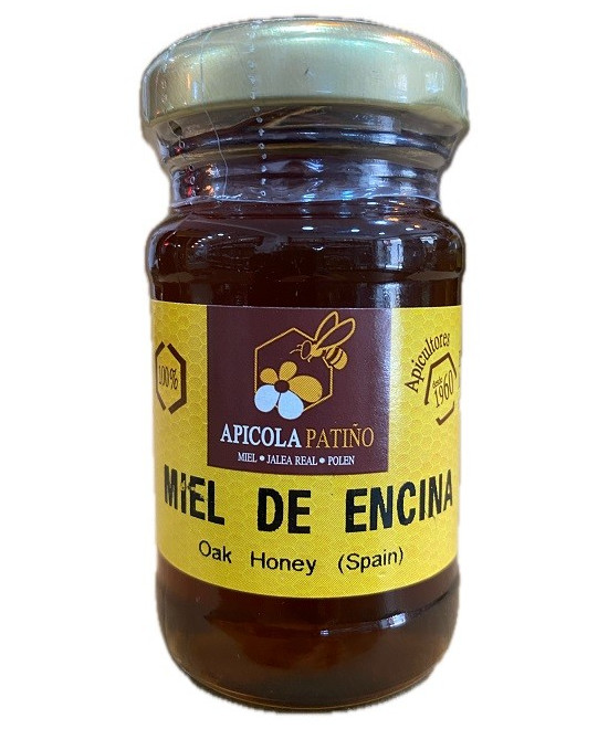 MIEL DE ENCINA APÍCOLA PATIÑO 80 G – TARRO ARTESANAL DE CONIL DE LA FRONTERA (CÁDIZ)