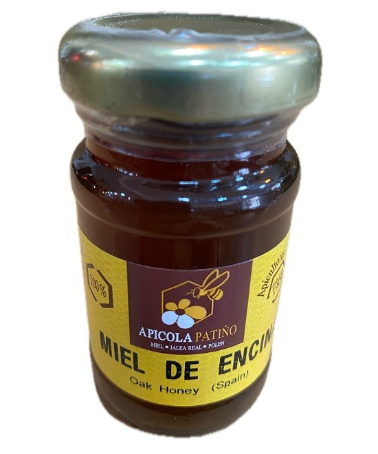 MIEL DE ENCINA APÍCOLA PATIÑO 80 G – TARRO ARTESANAL DE CONIL DE LA FRONTERA (CÁDIZ)