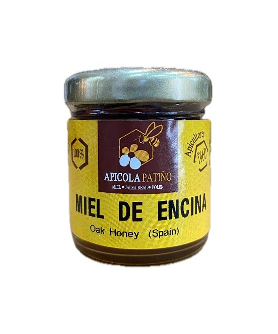 MIEL DE ENCINA APÍCOLA PATIÑO 60 G – TARRO ARTESANAL DE CONIL DE LA FRONTERA (CÁDIZ)