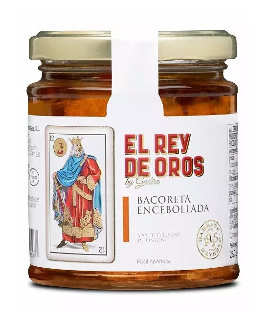 BACORETA ENCEBOLLADA TARRO 250g. EL REY DE OROS BARBATE