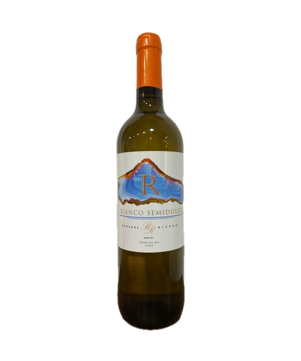 BLANCO SEMIDULCE BODEGAS RIVERO 75 CL – VINO DE PRADO DEL REY, CÁDIZ