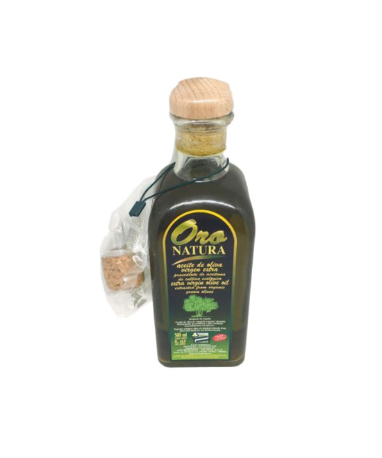 ACEITE DE OLIVA VIRGEN EXTRA ORO NATURA 500 ml. LOS REMEDIOS OLVERA