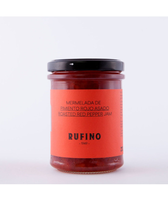 MERMELADA DE PIMIENTOS ROJOS ASADO 212gr. RUFINO