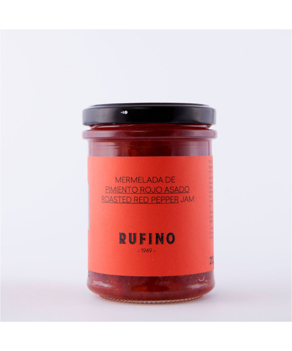MERMELADA DE PIMIENTOS ROJOS ASADO 212gr. RUFINO