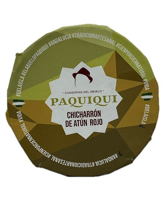 CHICHARRÓN DE ATÚN ROJO 255gr CONSERVAS DEL ABUELO PAQUIQUI