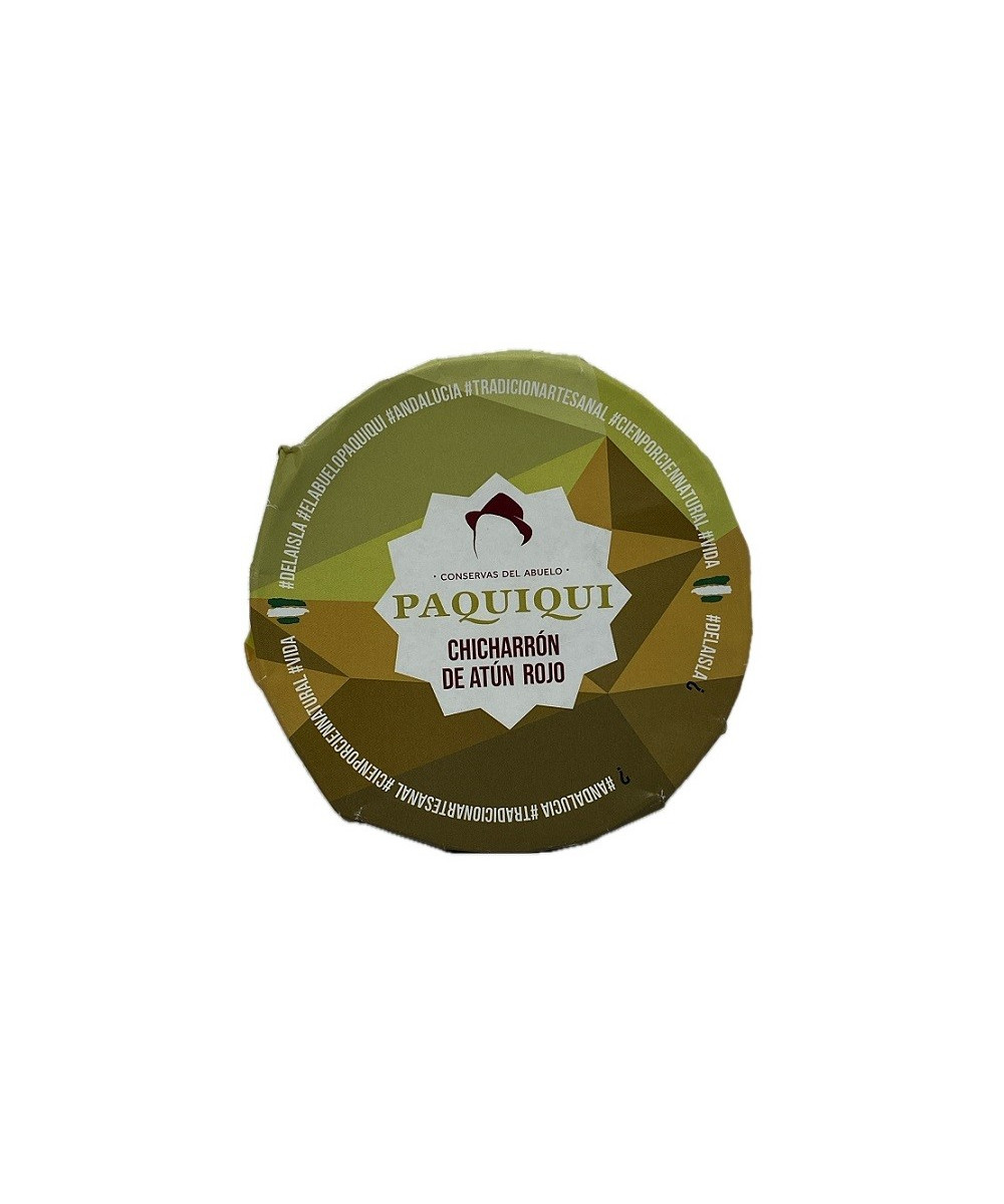 CHICHARRÓN DE ATÚN ROJO 255gr CONSERVAS DEL ABUELO PAQUIQUI