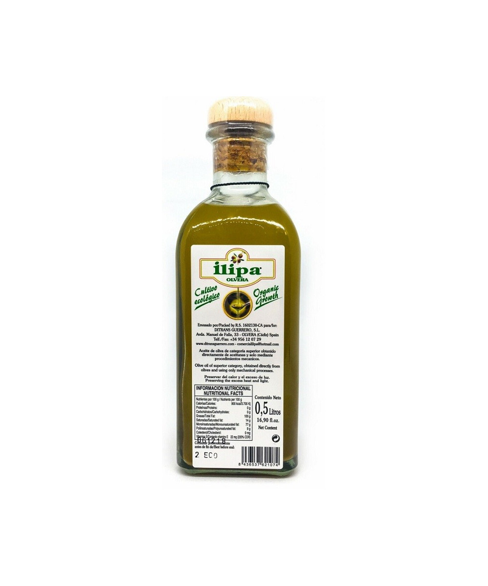 FRASCA ACEITE ILIPA OLVERA 500 ml. ECOLÓGICO