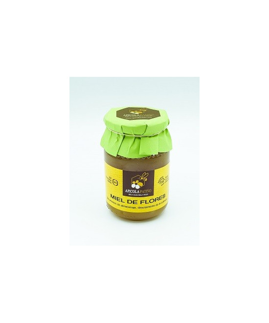 MIEL DE FLORES SIN PROCESAR 500g APICOLA PATIÑO