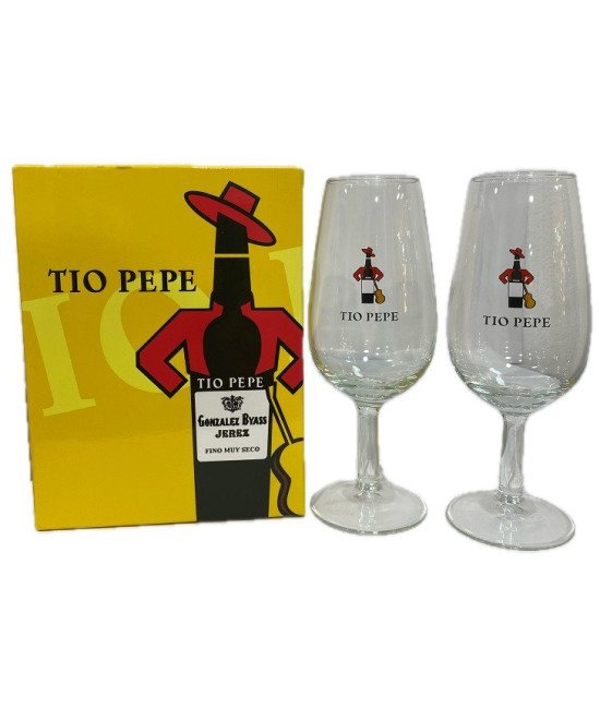 SET DE 2 CATAVINOS TÍO PEPE SERIGRAFIADOS A COLOR – AIRES DE CÁDIZ