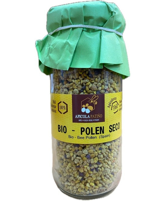 POLEN SECO BIO APÍCOLA PATIÑO 130 G – POLEN ARTESANAL ECOLÓGICO DE CONIL DE LA FRONTERA