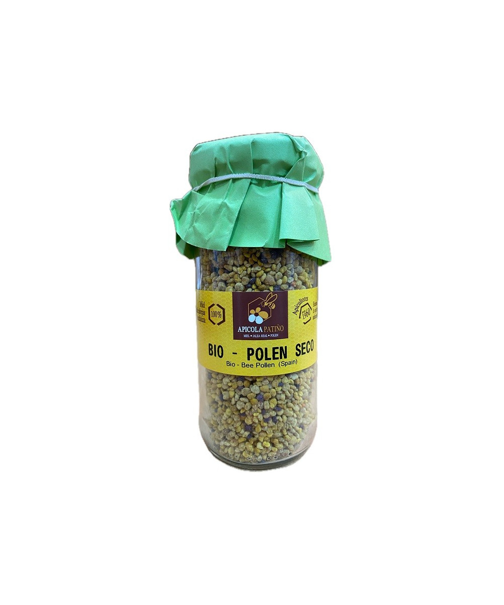 POLEN SECO BIO APÍCOLA PATIÑO 130 G – POLEN ARTESANAL ECOLÓGICO DE CONIL DE LA FRONTERA
