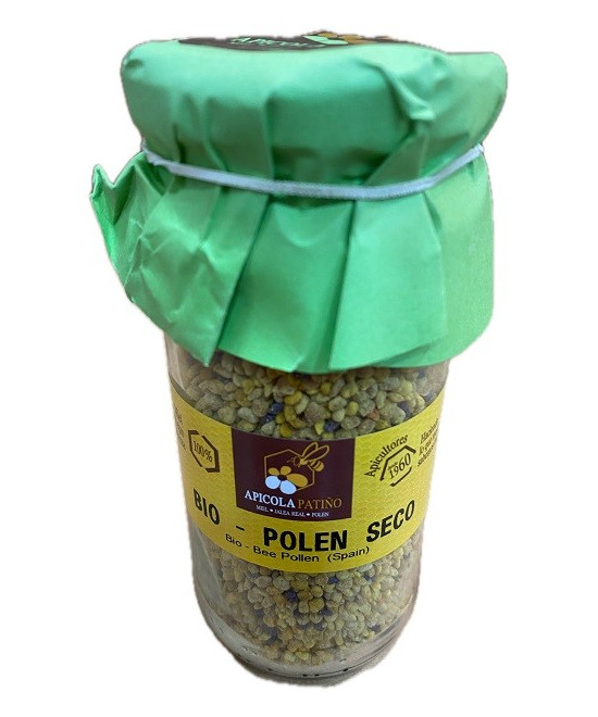 POLEN SECO BIO APÍCOLA PATIÑO 130 G – POLEN ARTESANAL ECOLÓGICO DE CONIL DE LA FRONTERA