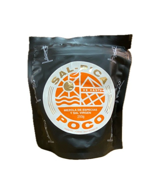 SAL-PICA POCO MEZCLA DE ESPECIAS Y SAL VIRGEN 250g. SALINAS SAN VICENT