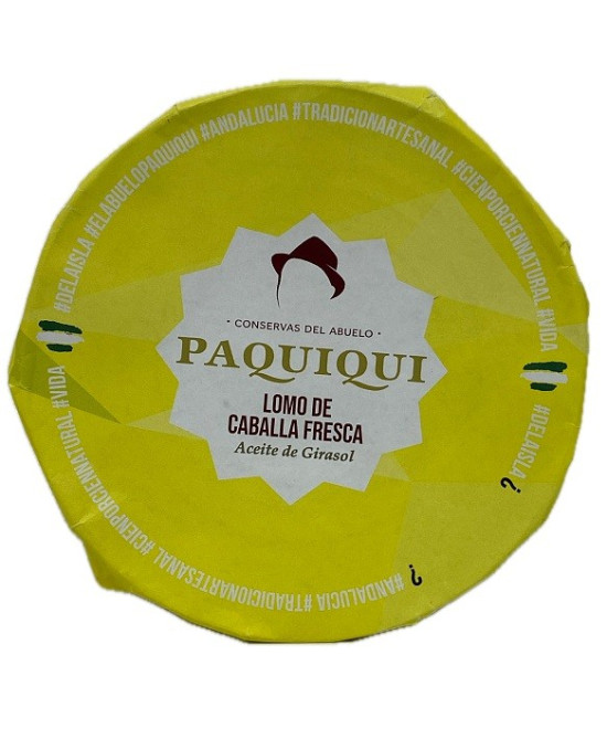 LOMO DE CABALLA FRESCA EN ACEITE DE GIRASOL 255gr CONSERVAS DEL ABUELO