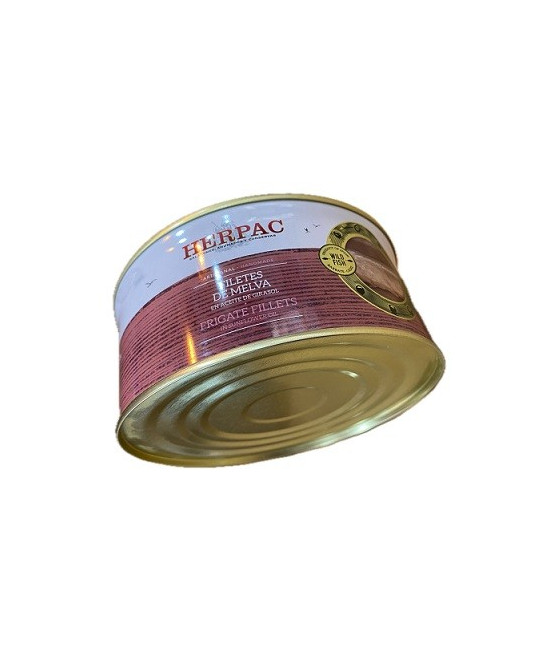 FILETES DE MELVA EN ACEITE DE GIRASOL LATA 1015g. HERPAC BARBATE