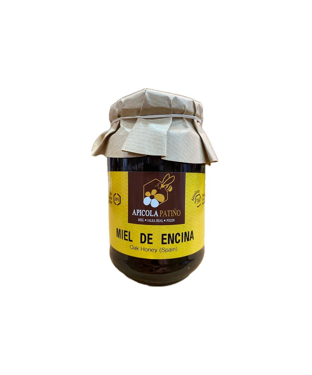 MIEL DE ENCINA APÍCOLA PATIÑO 500 G – MIEL ARTESANAL DE CONIL DE LA FRONTERA (CÁDIZ)