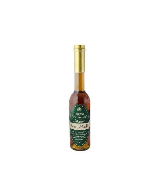 VINAGRE DE RESERVA AL MOSCATEL DE BODEGAS PÁEZ MORILLA 250ML