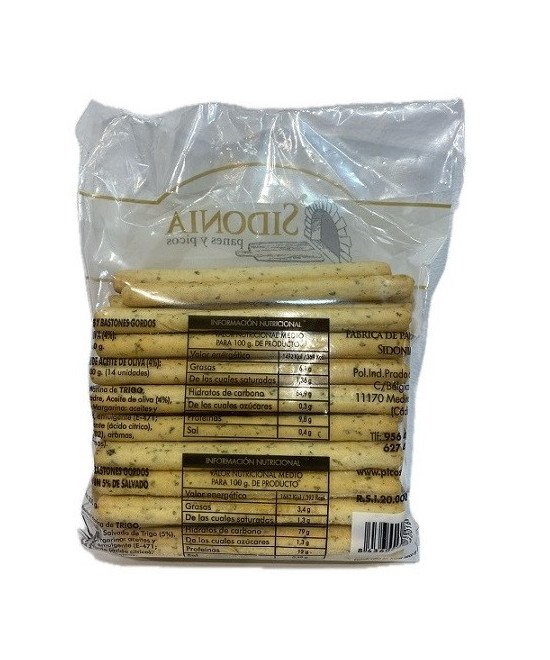 GRISSINIS ARTESANALES CON ALGAS MARINAS 200 G – SABOR ÚNICO DE LA BAHÍA DE CÁDIZ