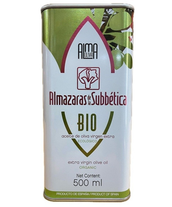 ACEITE DE OLIVA VIRGEN EXTRA ECOLÓGICO 500ML ALMAOLIVA BIO EN LATA
