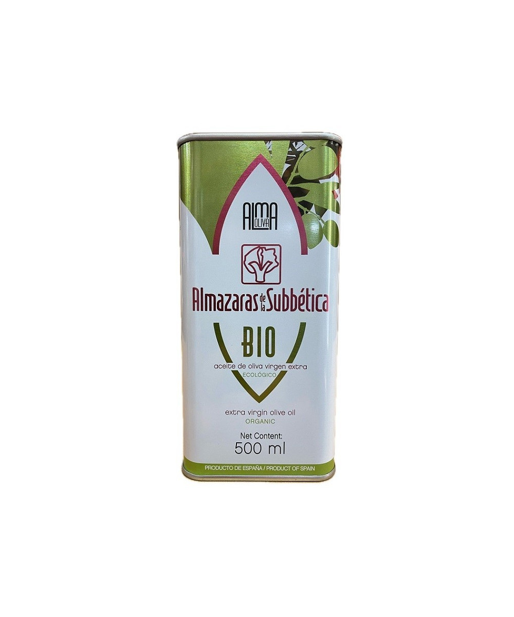 ACEITE DE OLIVA VIRGEN EXTRA ECOLÓGICO 500ML ALMAOLIVA BIO EN LATA
