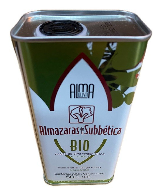 ACEITE DE OLIVA VIRGEN EXTRA ECOLÓGICO 500ML ALMAOLIVA BIO EN LATA