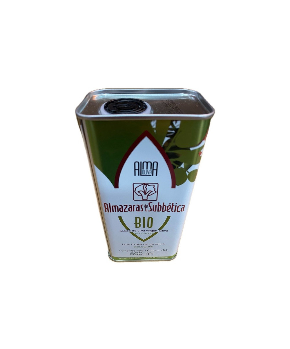 ACEITE DE OLIVA VIRGEN EXTRA ECOLÓGICO 500ML ALMAOLIVA BIO EN LATA