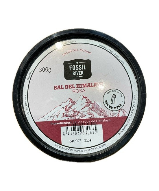 SAL DEL HIMALAYA ROSA FOSSIL RIVER 300 G – SAL GOURMET PREMIUM RICA EN MINERALES