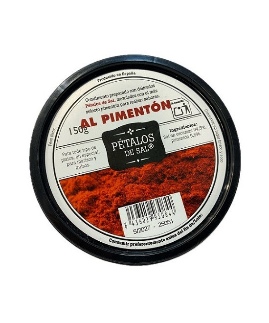 PÉTALOS DE SAL AL PIMENTÓN FOSSIL RIVER 150 G – GOURMET ARTESANAL ÚNICO