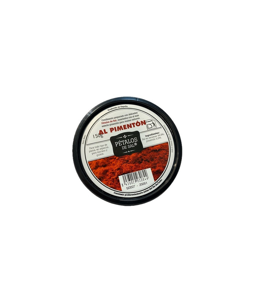 PÉTALOS DE SAL AL PIMENTÓN FOSSIL RIVER 150 G – GOURMET ARTESANAL ÚNICO