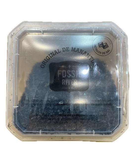 PÉTALOS DE SAL NEGROS FOSSIL RIVER 300 G – SAZONADOR GOURMET PREMIUM C