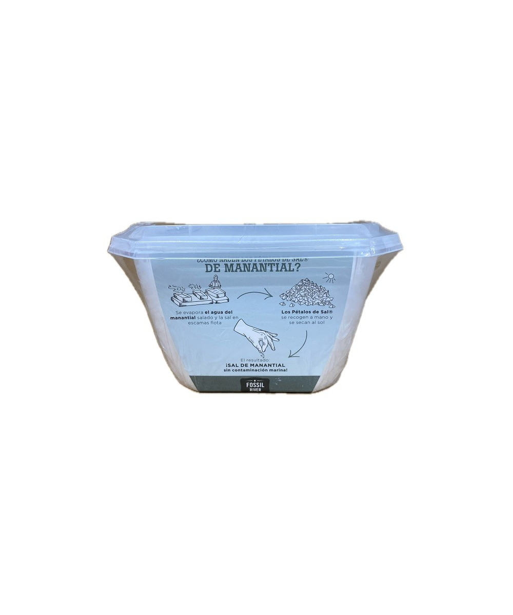 PÉTALOS DE SAL BLANCOS FOSSIL RIVER 300 G – SAL GOURMET PREMIUM DE TEXTURA CRUJIENTE