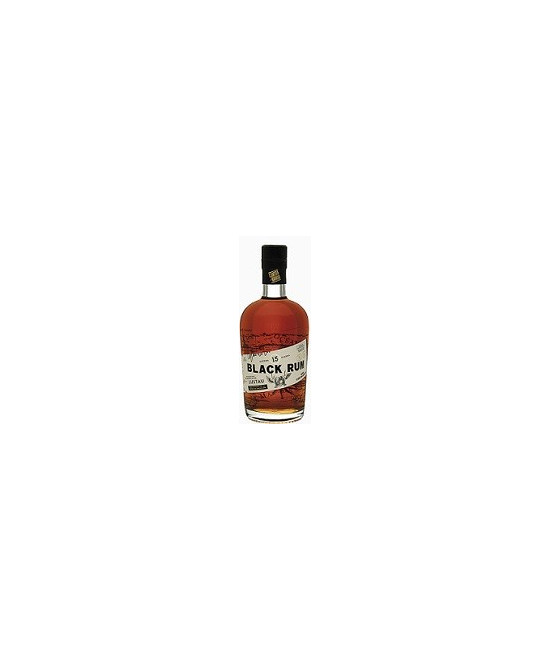 BLACK RUM 70 cl RON ARTESANAL DE LA REPÚBLICA DOMINICANA
