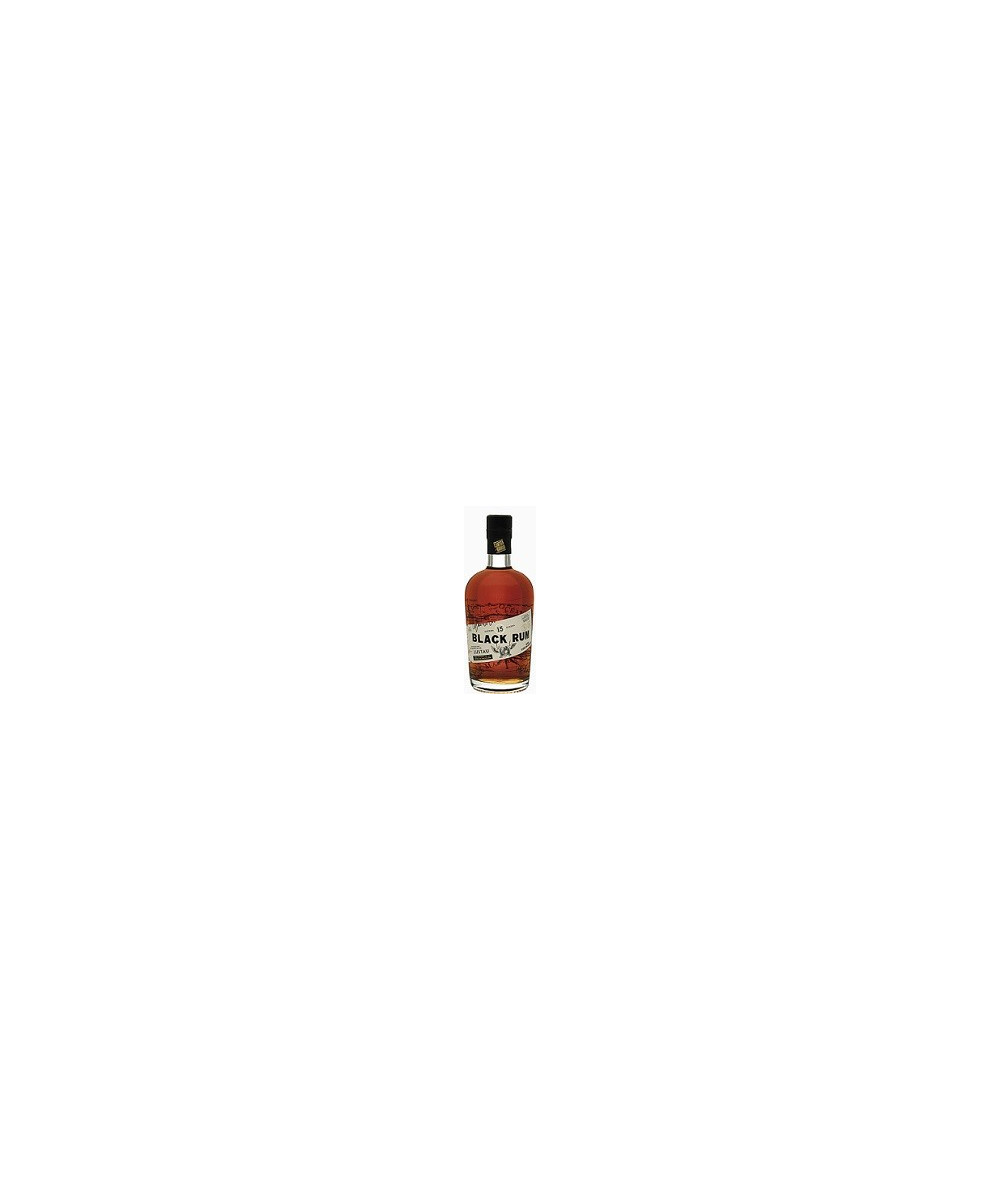 BLACK RUM 70 cl RON ARTESANAL DE LA REPÚBLICA DOMINICANA