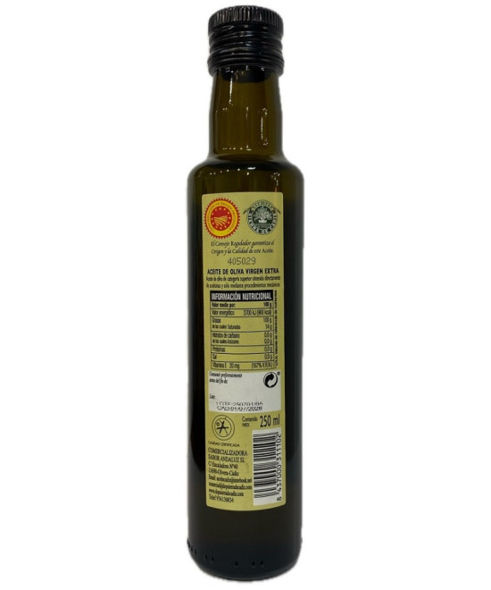 ACEITE DE OLIVA VIRGEN EXTRA OLIVAR 250 ML – SIERRA DE CÁDIZ, OLVERA