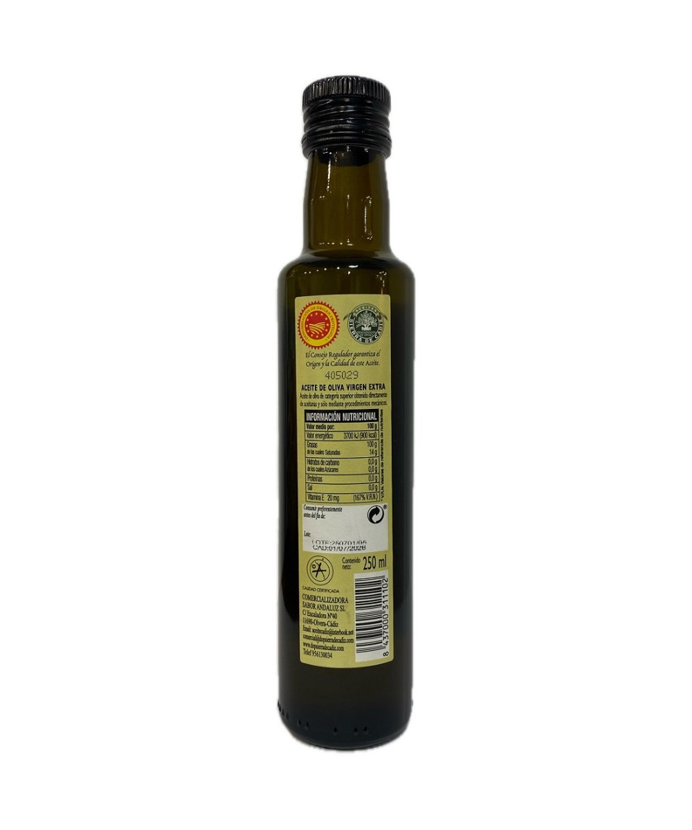 ACEITE DE OLIVA VIRGEN EXTRA OLIVAR 250 ML – SIERRA DE CÁDIZ, OLVERA