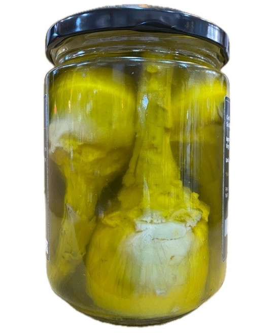 ALCACHOFAS ENTERAS TARRO 420 gr PRODUCTO DE TEMPORADA DE LA HUERTA DE MEDINA SIDONIA