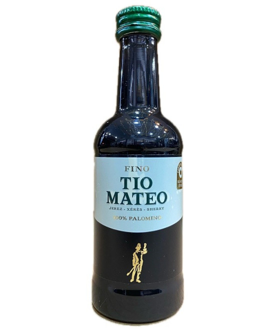 VINO FINO TIO MATEO 100 ml.  100% PALOMINO BODEGAS ESTÉVEZ