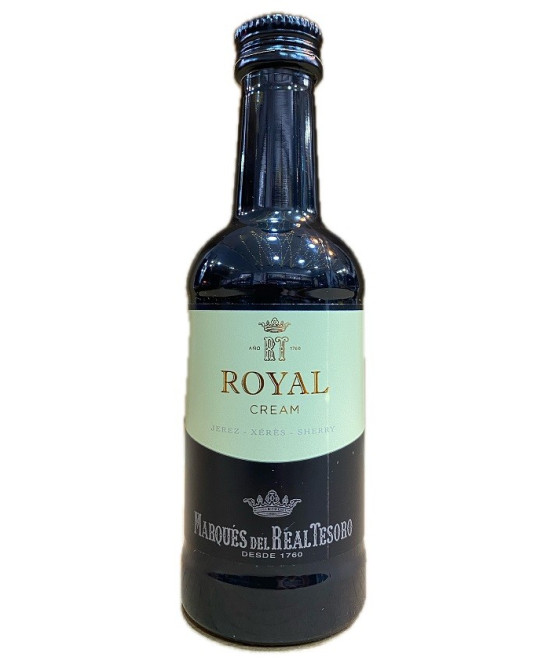 VINO ROYAL CREAM 100 ml. SHERRY MARQUÉS DEL REAL TESORO