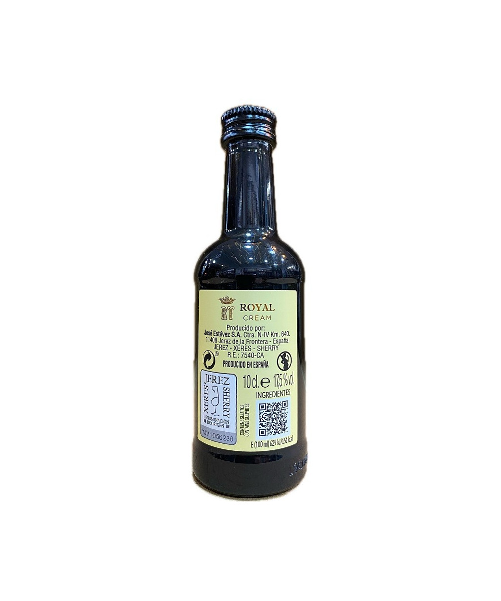 VINO ROYAL CREAM 100 ml. SHERRY MARQUÉS DEL REAL TESORO