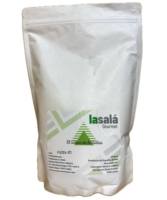PAQUETE DE 1 KG DE FLOR DE SAL ARTESANAL DE PUERTO REAL – CALIDAD GOURMET Y ORIGEN CÁDIZ