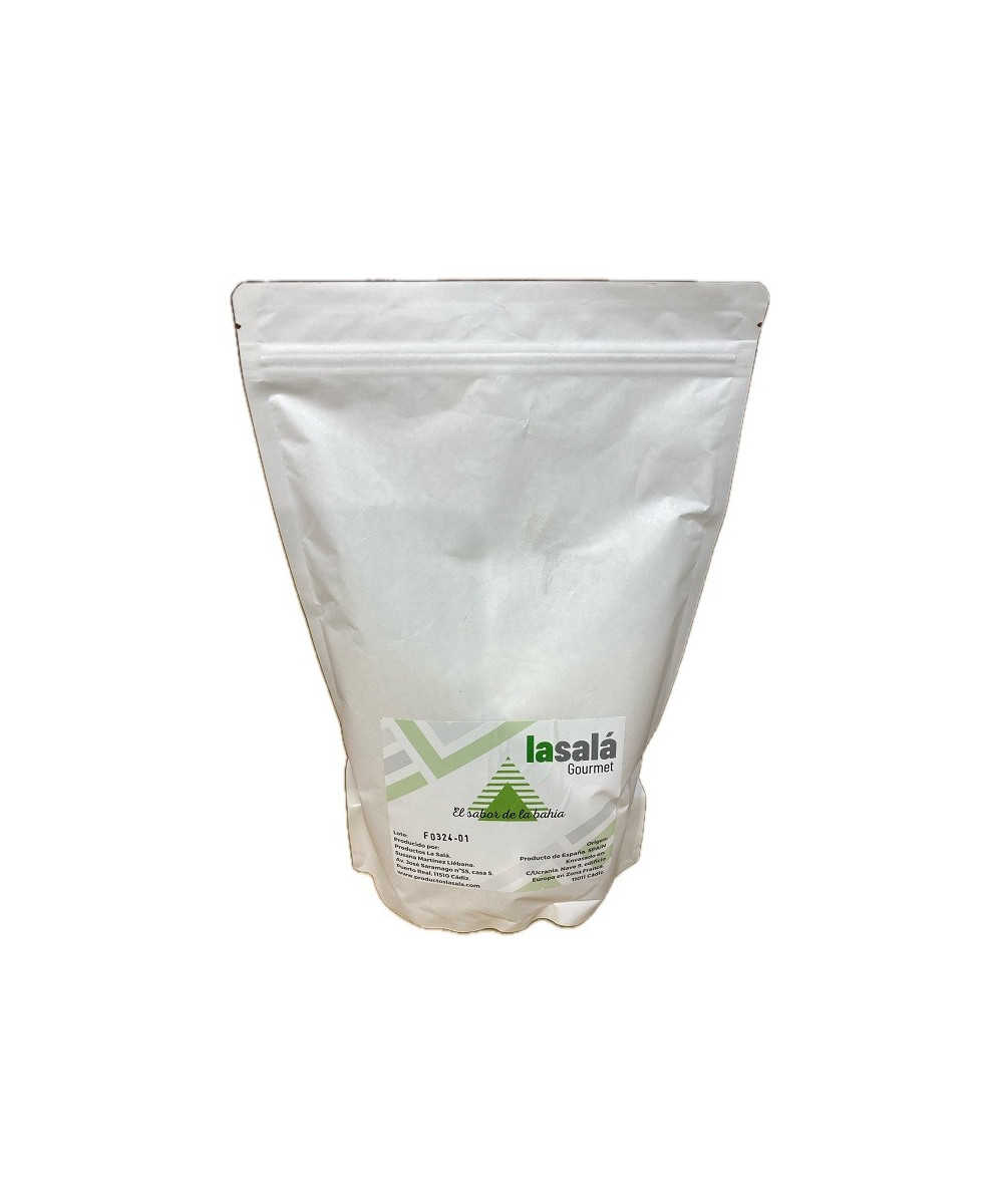 PAQUETE DE 1 KG DE FLOR DE SAL ARTESANAL DE PUERTO REAL – CALIDAD GOURMET Y ORIGEN CÁDIZ