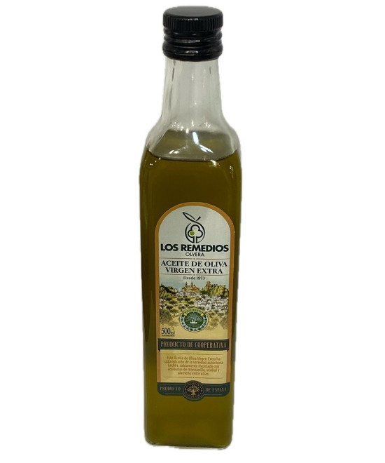ACEITE DE OLIVA VIRGEN EXTRA LOS REMEDIOS 500 ML – OLVERA, SIERRA DE CÁDIZ
