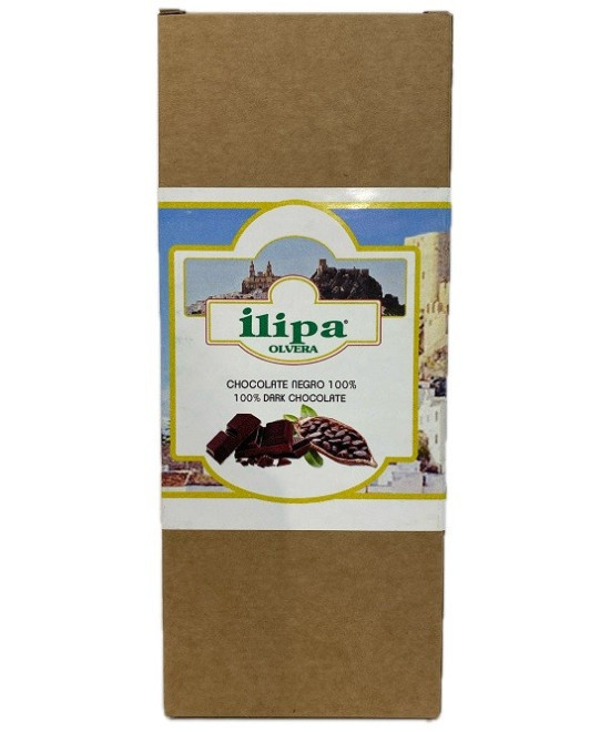 CHOCOLATE NEGRO 100% ILIPA 110 G – PURO Y ARTESANAL DE OLVERA (CÁDIZ)
