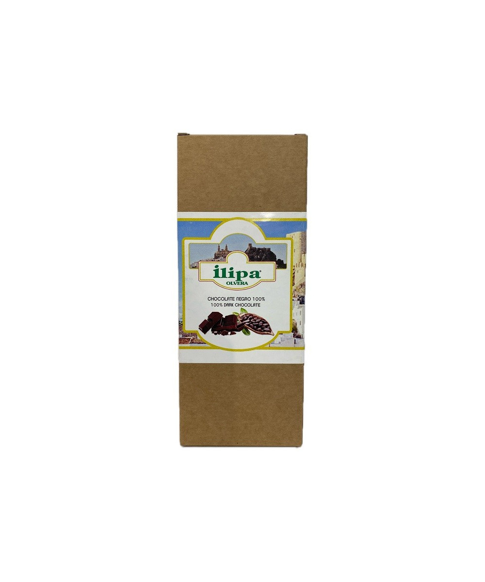 CHOCOLATE NEGRO 100% ILIPA 110 G – PURO Y ARTESANAL DE OLVERA (CÁDIZ)