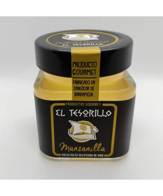 SALSA DULDE GELIFICADA DE VINO MANZANILLA 150gr EL TESORILLO