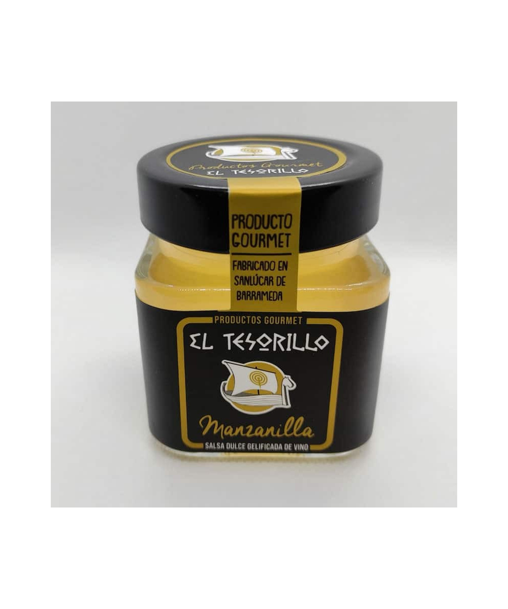 SALSA DULDE GELIFICADA DE VINO MANZANILLA 150gr EL TESORILLO