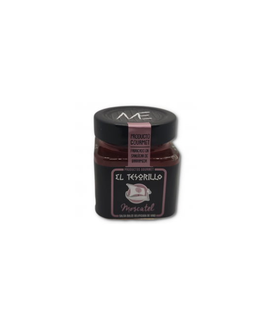 SALSA DULCE GELIFICADA DE VINO MOSCATEL 150gr EL TESORILLO 