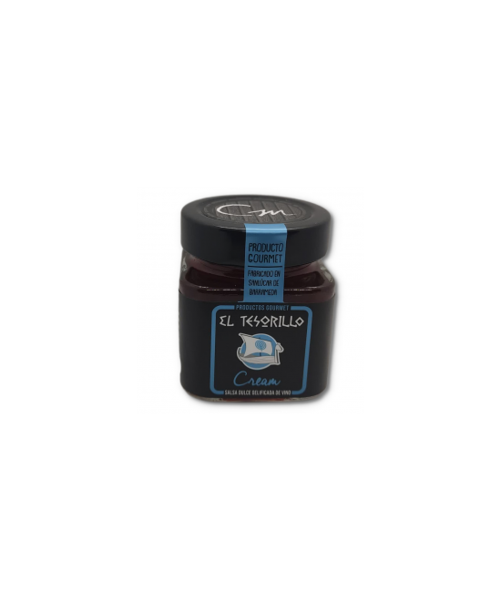 SALSA DULCE GELIFICADA DE VINO CREAM 150gr EL TESORILLO