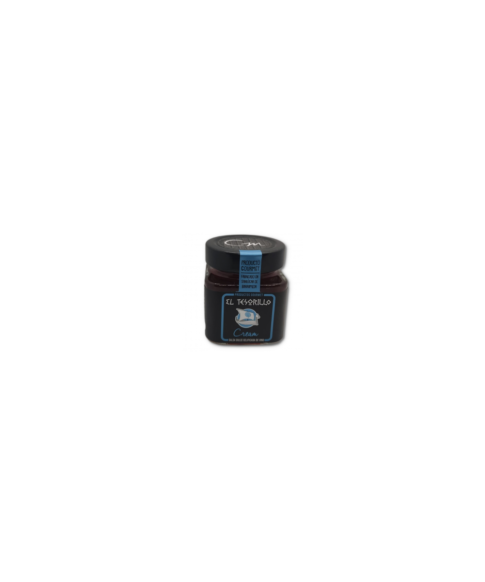 SALSA DULCE GELIFICADA DE VINO CREAM 150gr EL TESORILLO