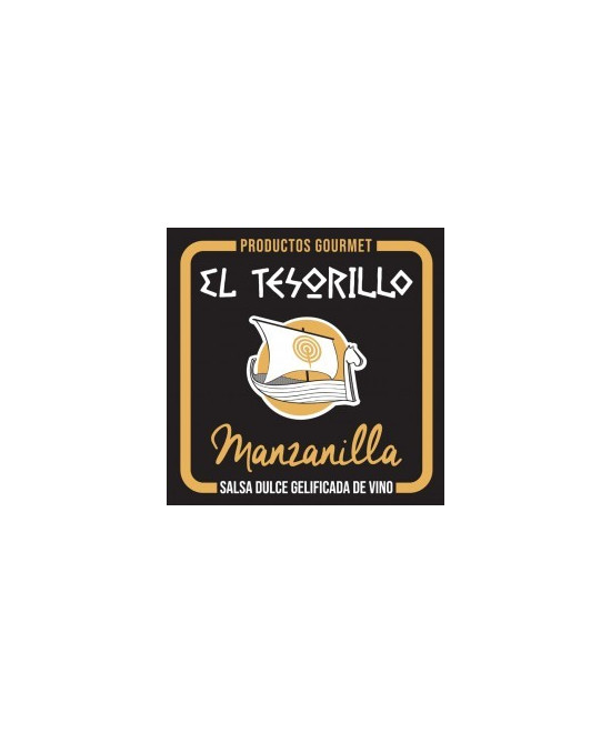 SALSA DULDE GELIFICADA DE VINO MANZANILLA 150gr EL TESORILLO